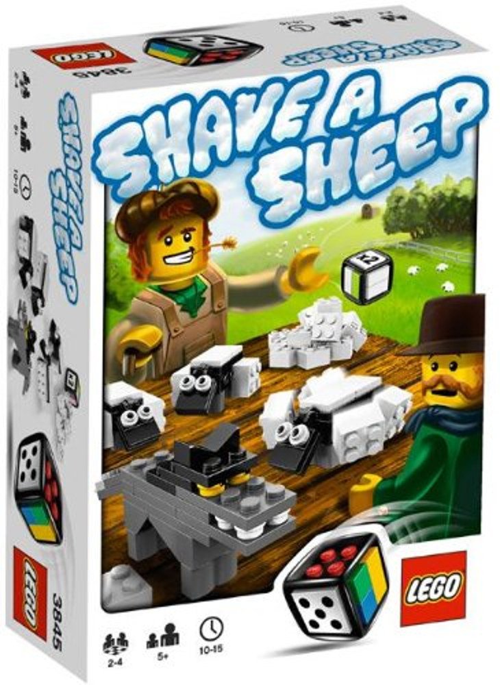 LEGO Games 3845: Shave a Sheep Building Set - Creative Construction Toy for Kids & Adults - Fun Family Board Game for Parties & Game Nights