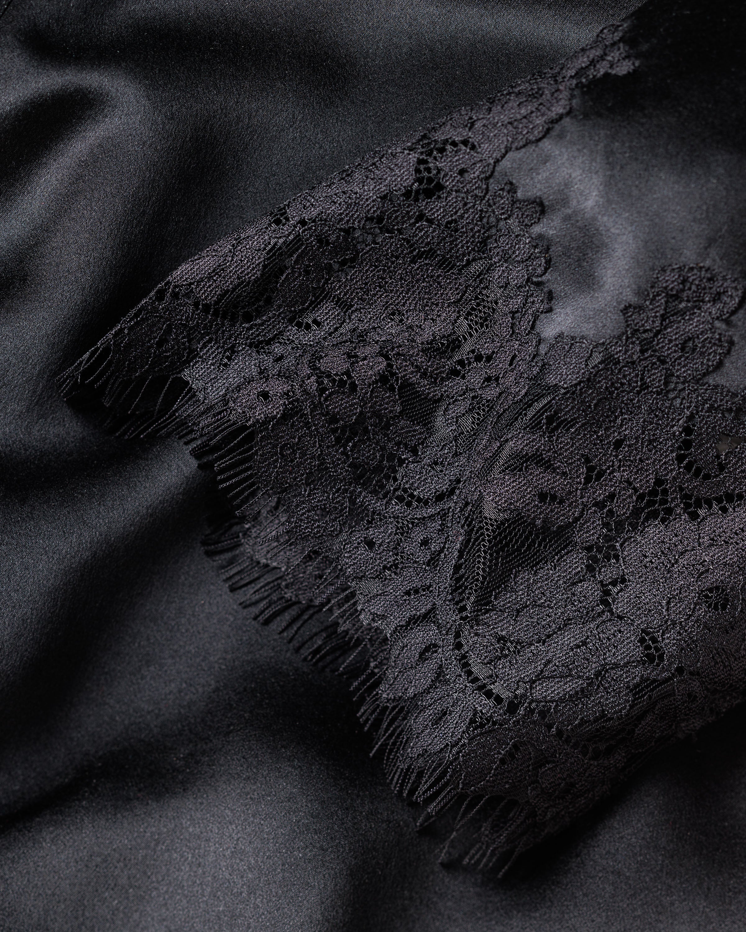 Periwinkle Silk Lace Robe for Women - Elegant Sleepwear & Bridal Loungewear - Perfect for Spa Days, Honeymoons & Luxury Home Relaxation