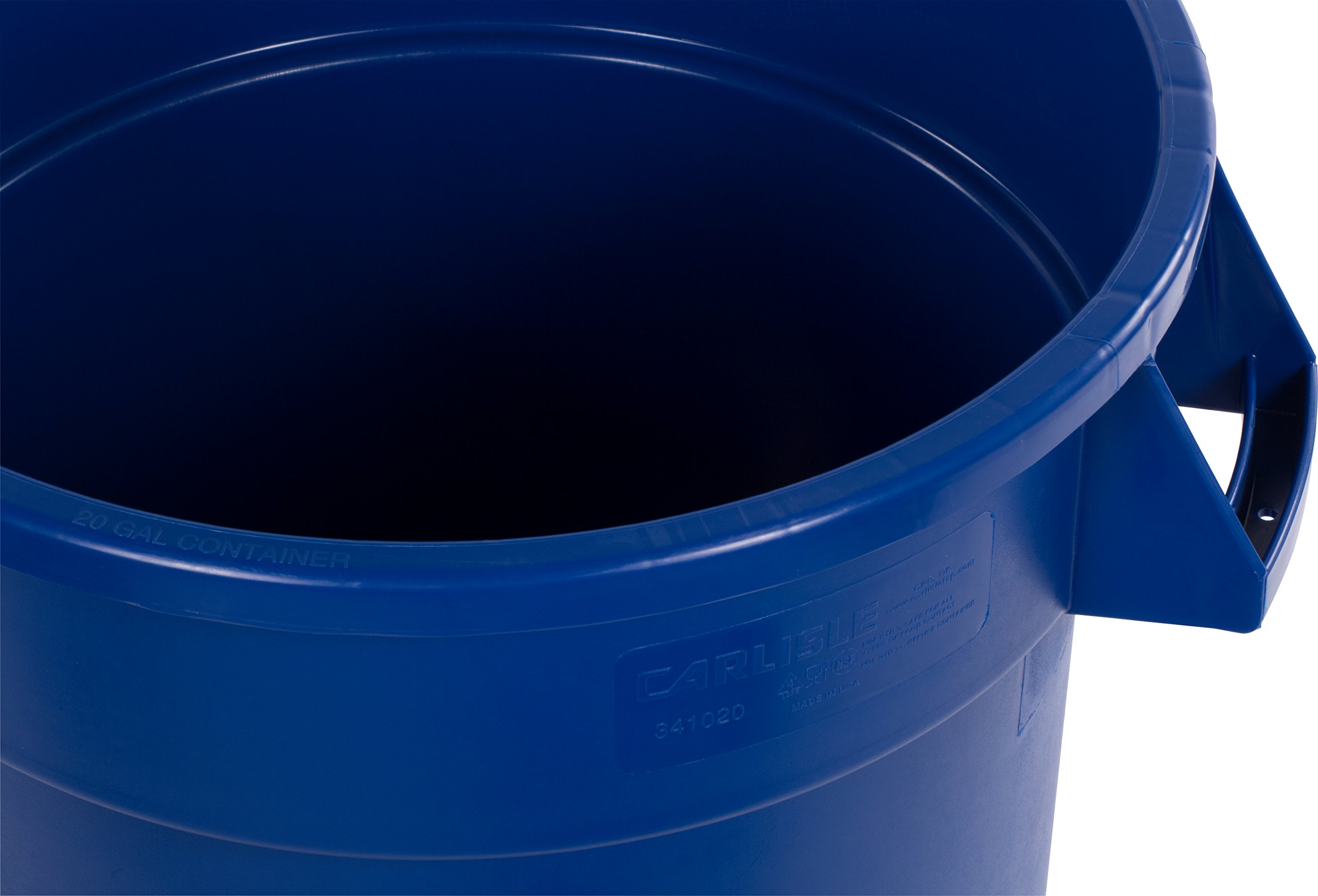 Carlisle FoodService Products CFS Recycle Waste Container - Durable Commercial Recycling Bin for Restaurants, Offices & Schools | Eco-Friendly Waste Management Solution