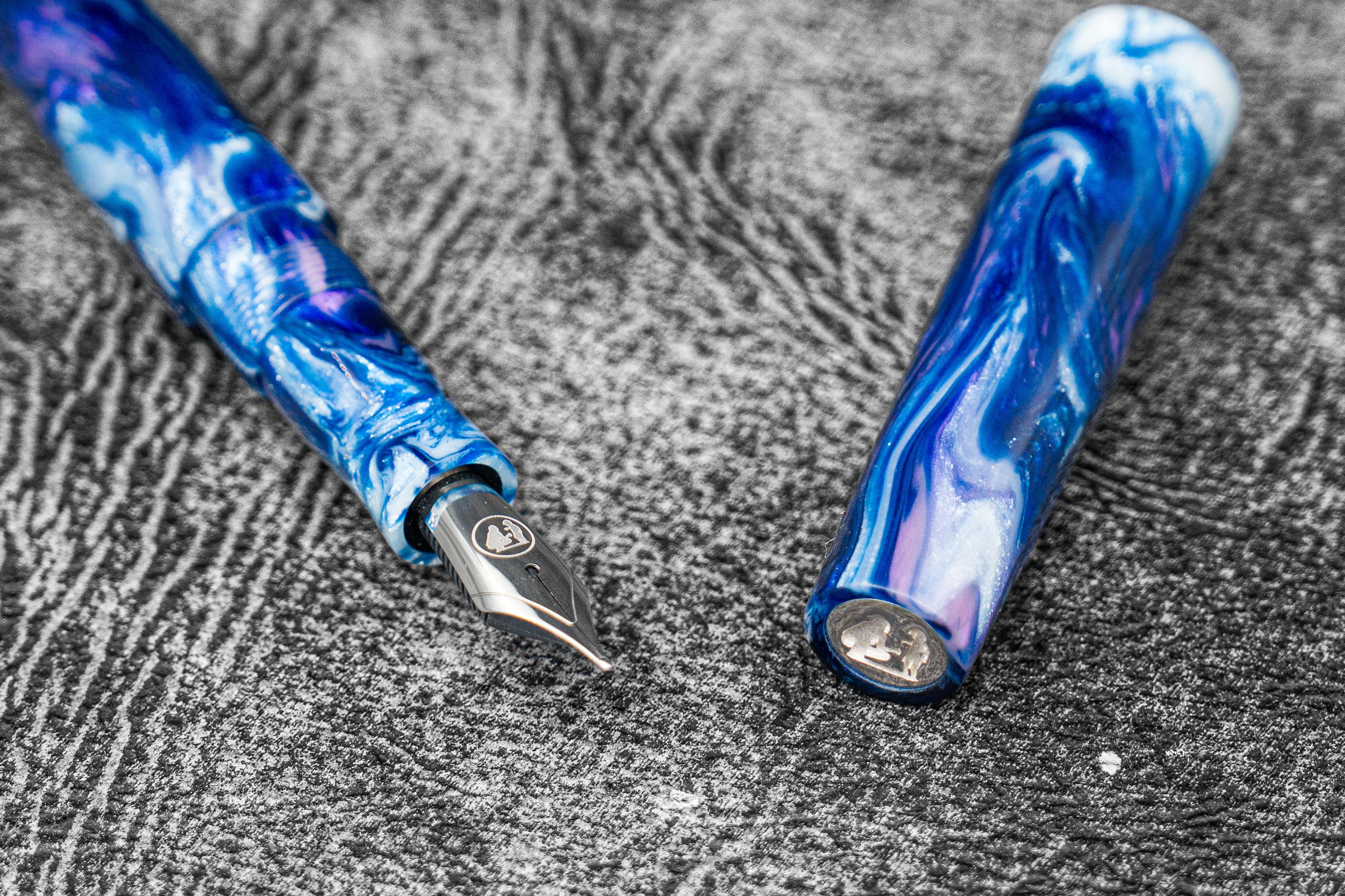 Galen X Studyo Agackakan Fountain Pen V1 - Premium Galaxy Trek Nebula Design for Writing, Calligraphy & Collecting - Perfect Gift for Pen Enthusiasts & Professionals