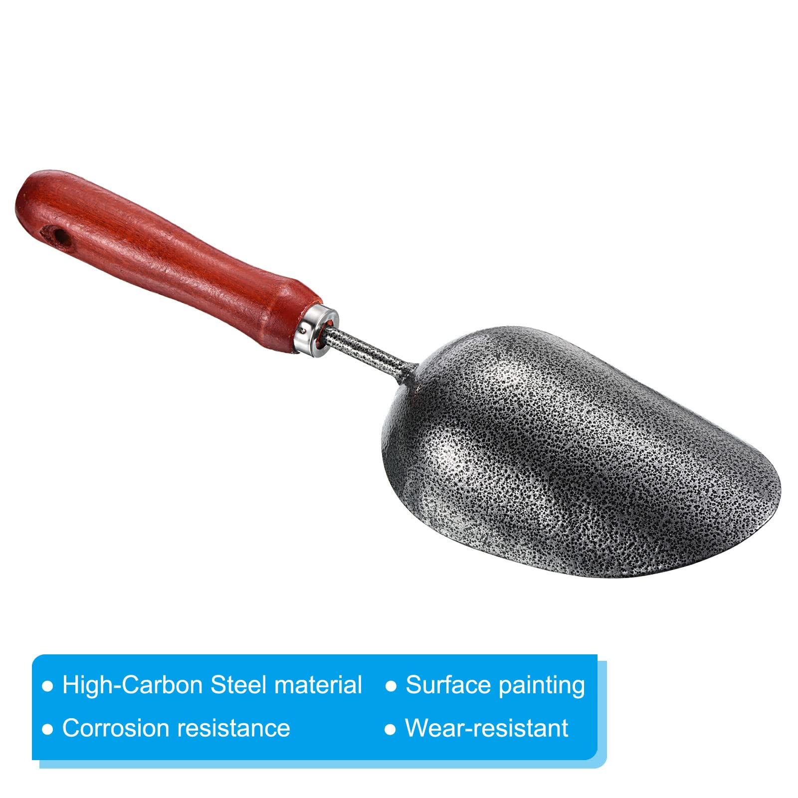 PATIKIL 12 Inch Garden Trowel - Double Bend Gardening Hand Shovel with Non-Slip Grip for Transplanting, Digging Flowers & Beds | Perfect for Home Gardening, Landscaping & Outdoor Planting