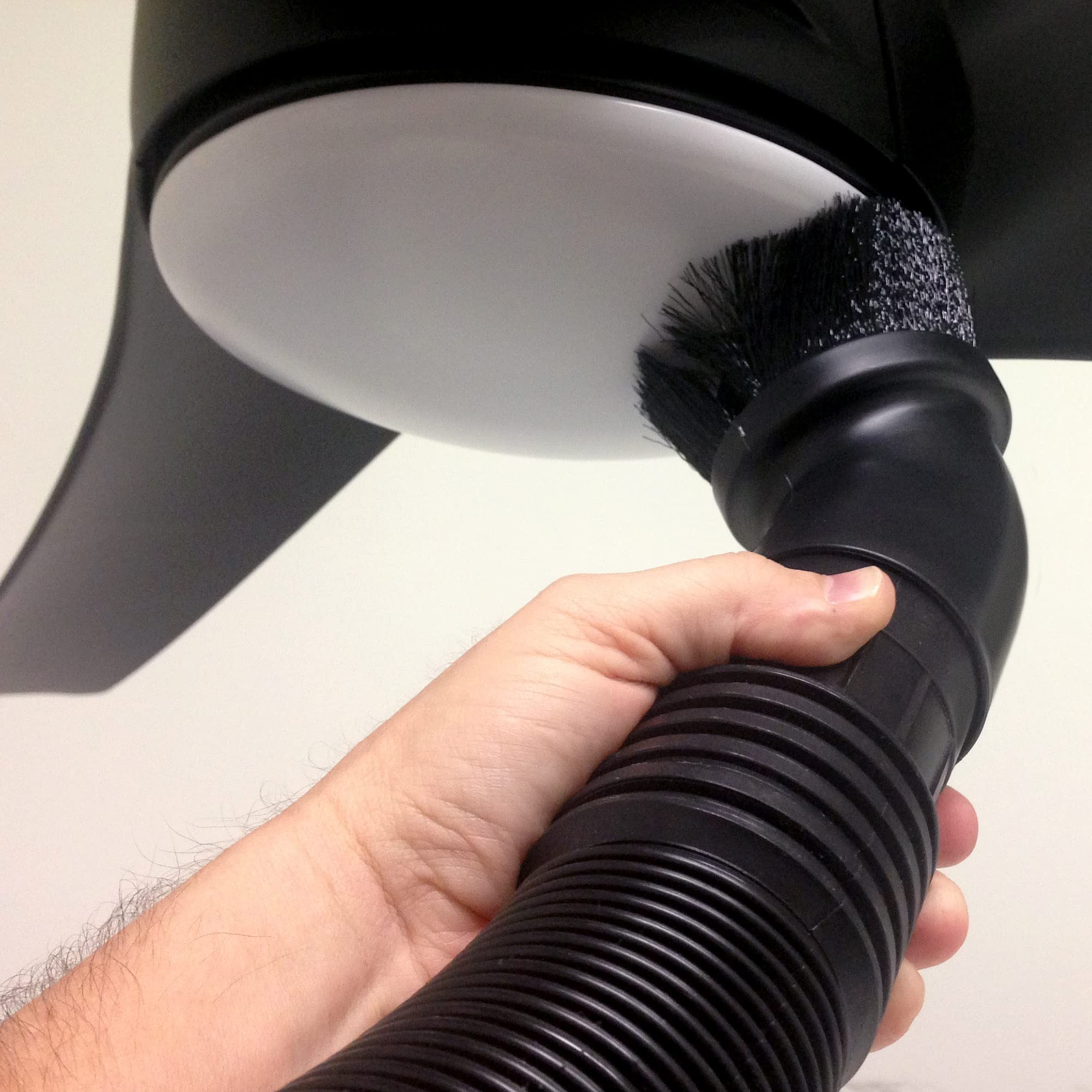 WORKSHOP WS25001A Wet/Dry Vacuum Dusting Brush Attachment - Compatible with 2-1/2-inch Hoses & Extension Wands - Perfect for Cleaning Carpets, Floors, and Workshop Debris