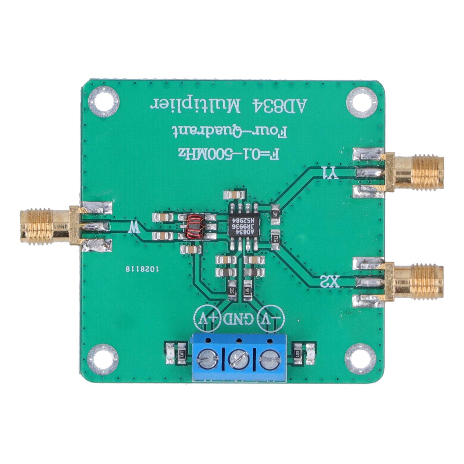 AD834 Four Quadrant Multiplier RF Mixer Module - High Frequency Signal Processing for Radio Communications, Audio Mixing & Filter Circuits - Perfect for Ham Radio, DIY Electronics & Lab Equipment