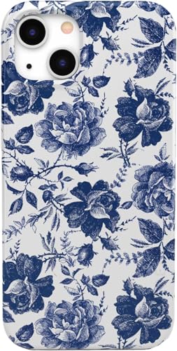 09 Rose to Fame | Blue & White Rose Floral
