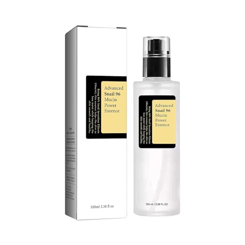 Advanced Snail Mucin 96% Power Repairing Essence - Korean Skincare Serum with Snail Secretion Filtrate for Dull Skin & Fine Lines - Hydrating & Anti-Aging Face Treatment (100ml/3.38 fl.oz) - Perfect for Night Routine & Dry Skin Care