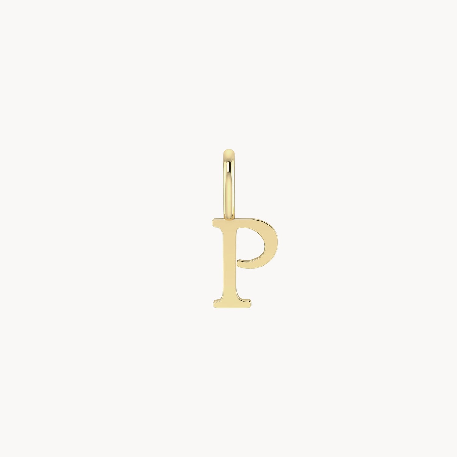 10K Yellow Gold Letter Charm - Personalized Initial Pendant for Necklaces & Bracelets - Perfect for Gifts, Birthdays, and Everyday Jewelry