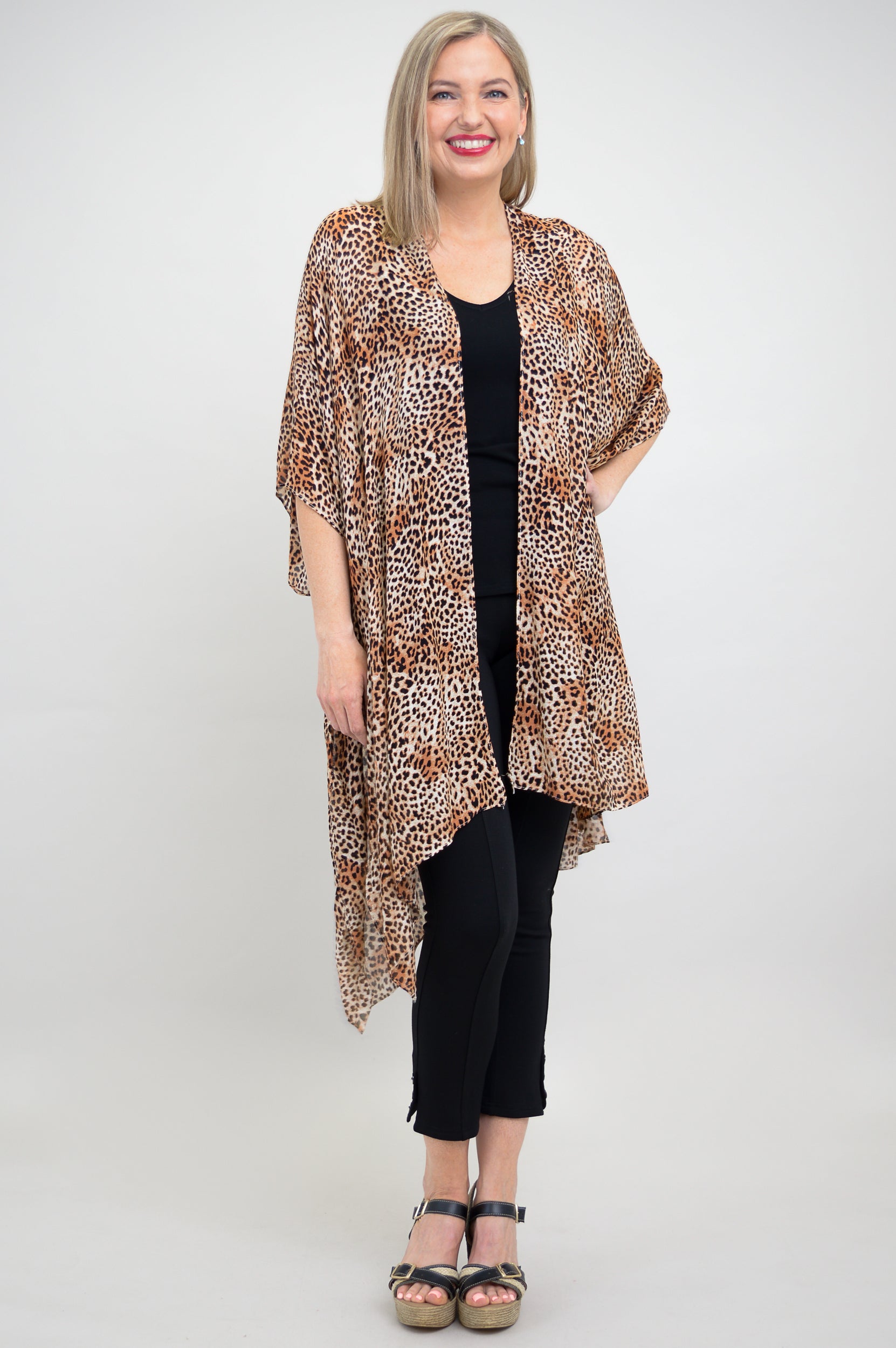 Darcy Gold Jungle Print One Size Women's Dress - Perfect for Tropical Vacations, Beach Parties & Summer Outings