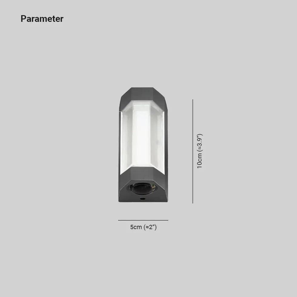 Energy Efficient White Outdoor LED Wall Light - Weatherproof & Durable for Porch, Garden, and Patio Lighting