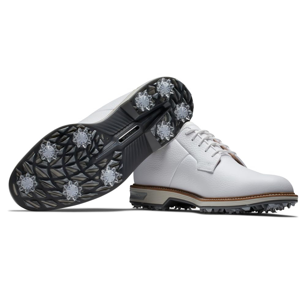 FootJoy Men's Premiere Series Golf Shoes - Waterproof Spiked Golf Shoes for Men with Comfortable Fit - Perfect for Golf Course, Driving Range & Outdoor Sports