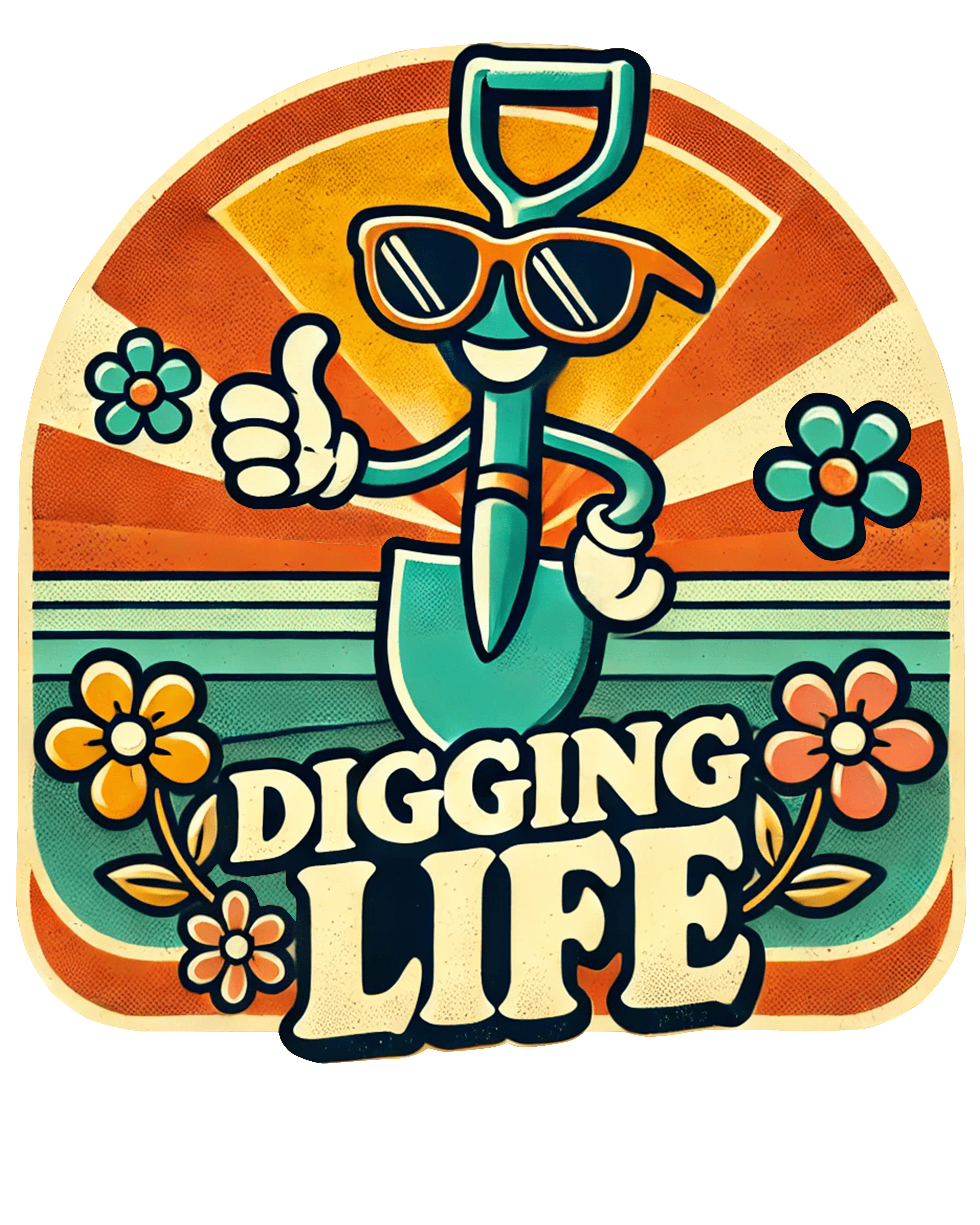 Digging Life Eco-Friendly Reusable Cotton Tote Bag - Perfect for Grocery Shopping, Beach Trips & Daily Errands