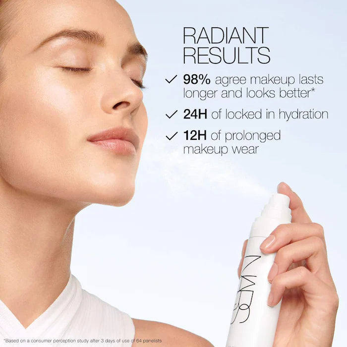 NARS Light Reflecting Hydrating Makeup Setting Mist - Long-Lasting Makeup Fixer with Hydration for All-Day Wear | Perfect for Weddings, Photography & Daily Use