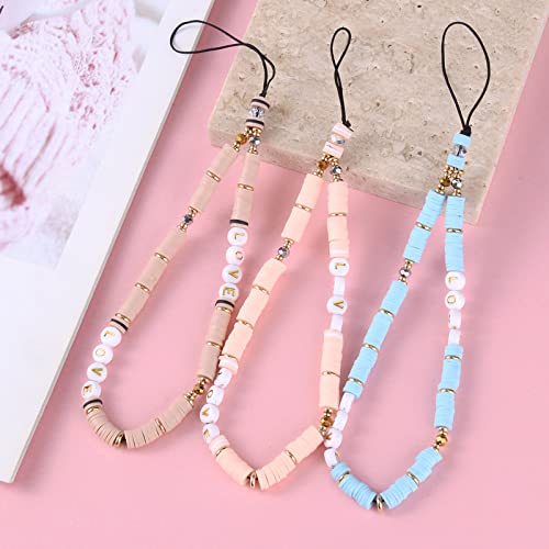 Colorful Beaded Phone Lanyard with Charm - Stylish Phone Chain Strap for Women, Men, Teens - Perfect for Daily Use, Travel, and Events