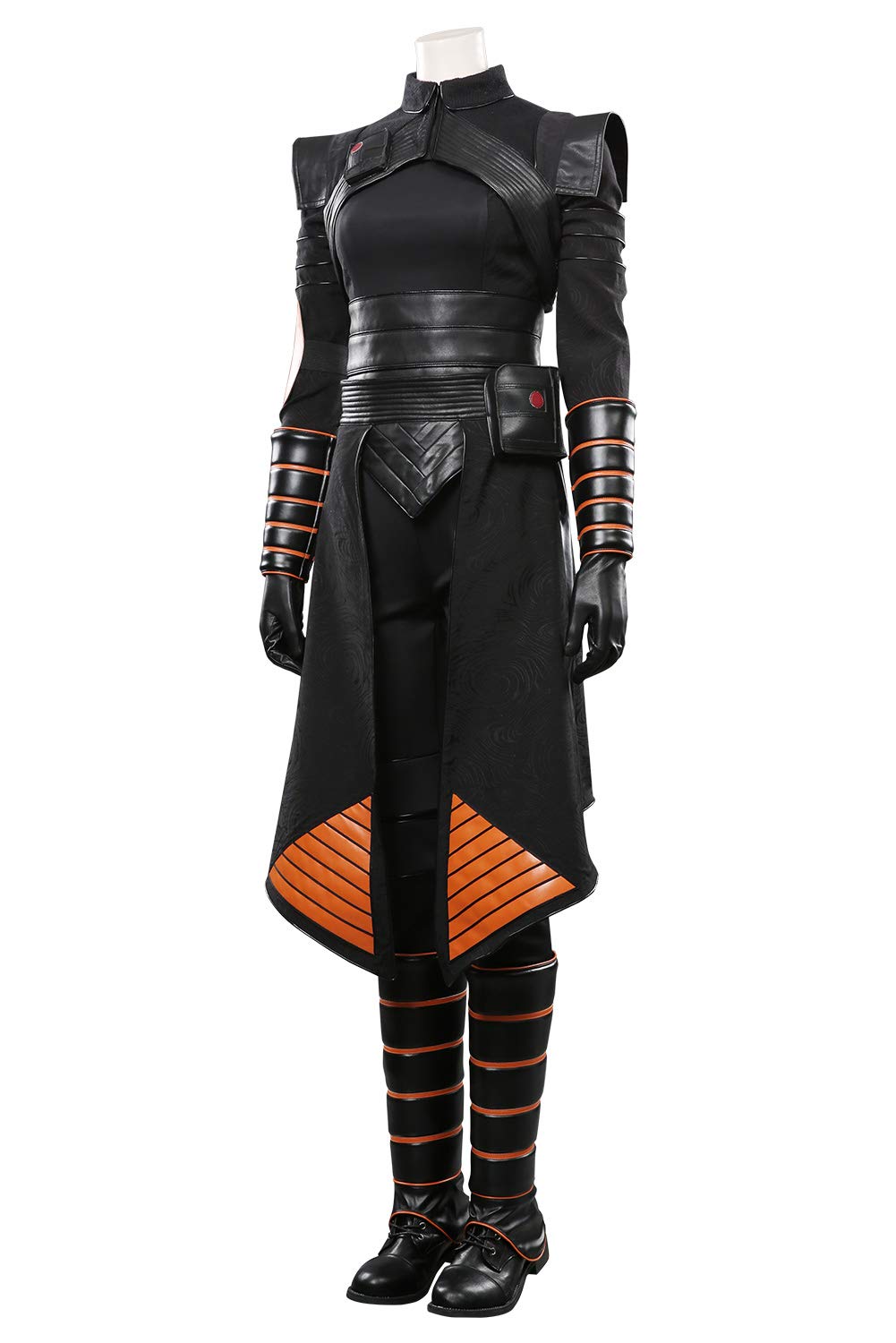 Laku Deluxe Black Adult Battle Cosplay Costume Set - Perfect for Halloween, Anime Conventions, and Role-Playing Events
