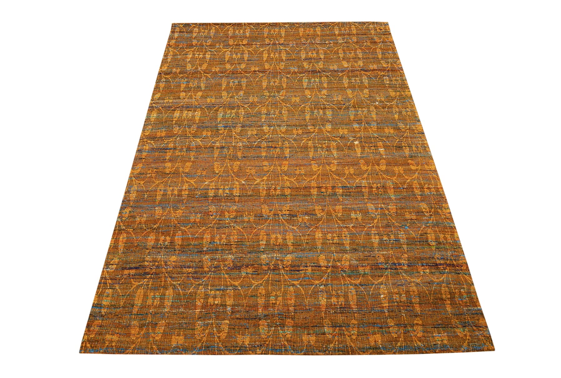 Kumar Wool Non-Slip Area Rug - Distressed Accent Throw Rug for Living Room & Bedroom Decor, Soft Floor Carpet (Pattern 9) - Perfect for Cozy Home, Office & Dorm Room Decorations