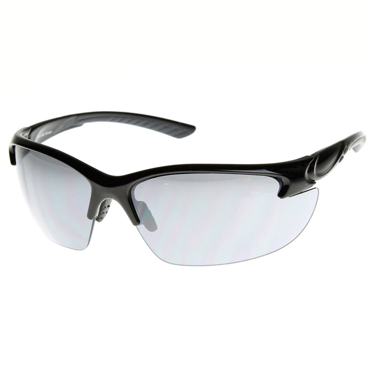 ZeroUV Extreme Sports Shatterproof TR-90 Half Frame Sunglasses for Running, Cycling & Outdoor Activities - UV Protection Lightweight Polarized Eyewear