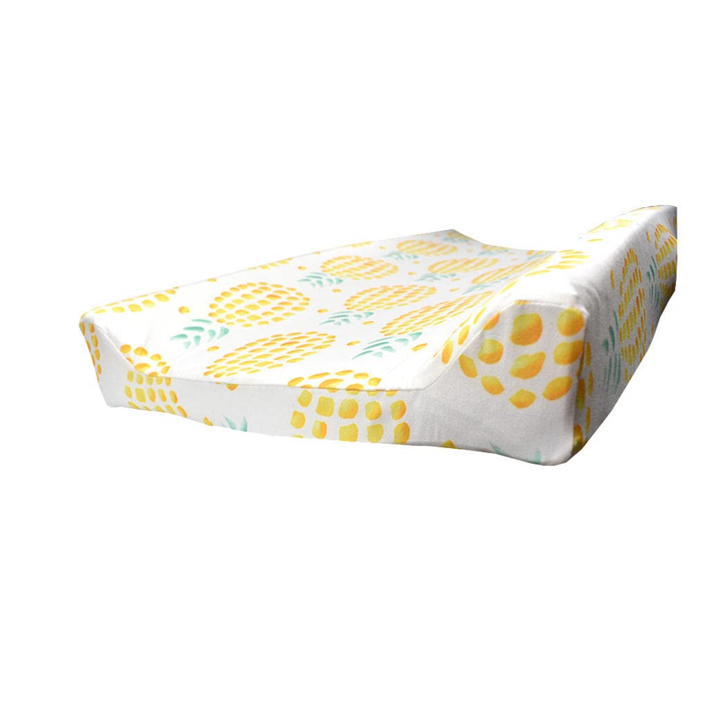 YIJU Waterproof Baby Changing Pad Cover - Soft Pineapple Design for Infants & Newborns | Nursery, Daycare & Travel Use