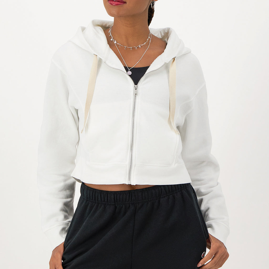 Champion Women's Vintage Wash Zip-Up Hoodie - Cozy Fleece Pullover for Casual Wear, Gym & Outdoor Activities