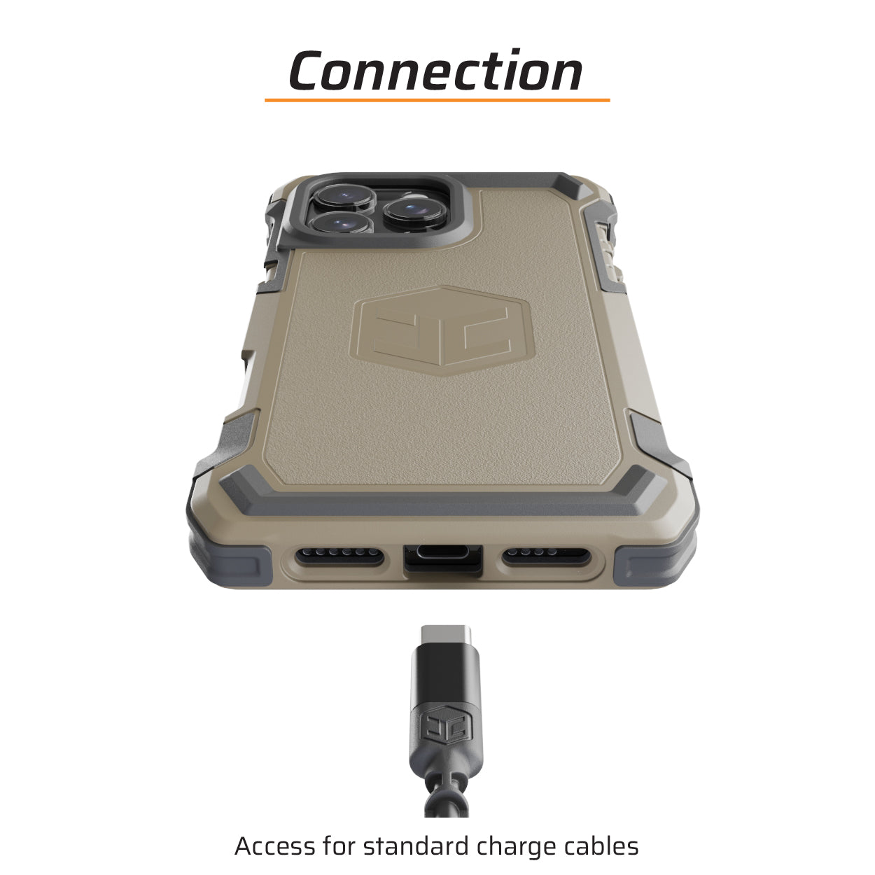 Premium iPhone 16 Pro Max ENDVR Shockproof Phone Case - Made in USA | Slim Protective Cover for Everyday Use, Travel & Outdoor Activities