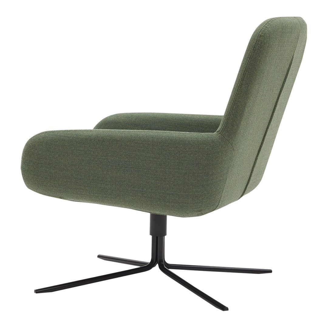 Modern Coco Swivel Chair - 360° Rotating Accent Chair with Upholstered Seat & Sturdy Metal Base - Perfect for Living Room, Bedroom, or Office Decor