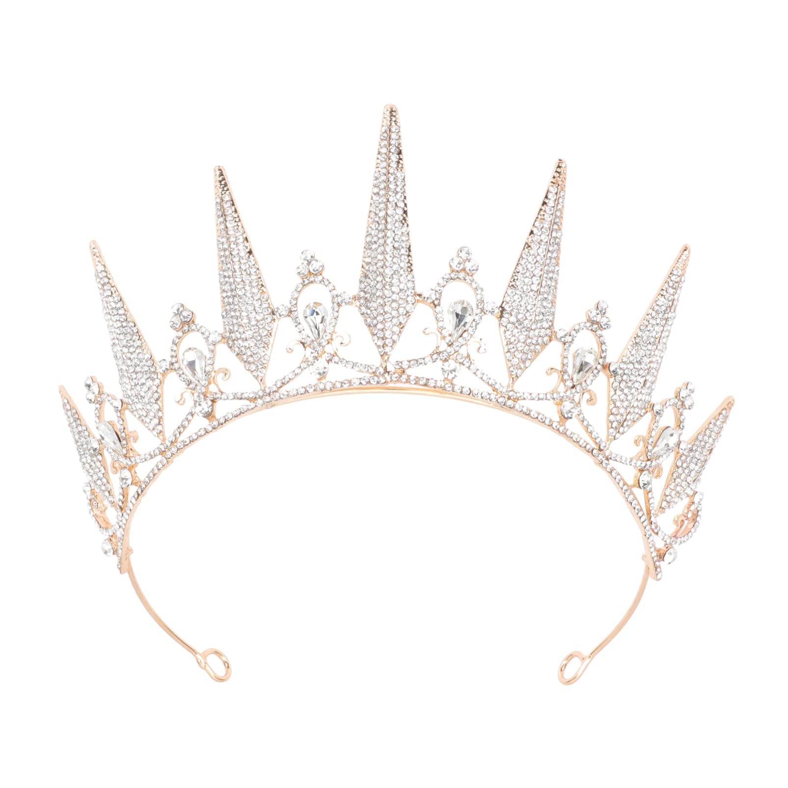 Sparkling Rhinestone Bridal Tiara for Women - Elegant Wedding, Prom, Pageant & Birthday Crown Headband - Perfect for Brides, Prom Queens & Special Occasions