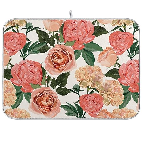 Floral Pattern Peony Flowers Roses