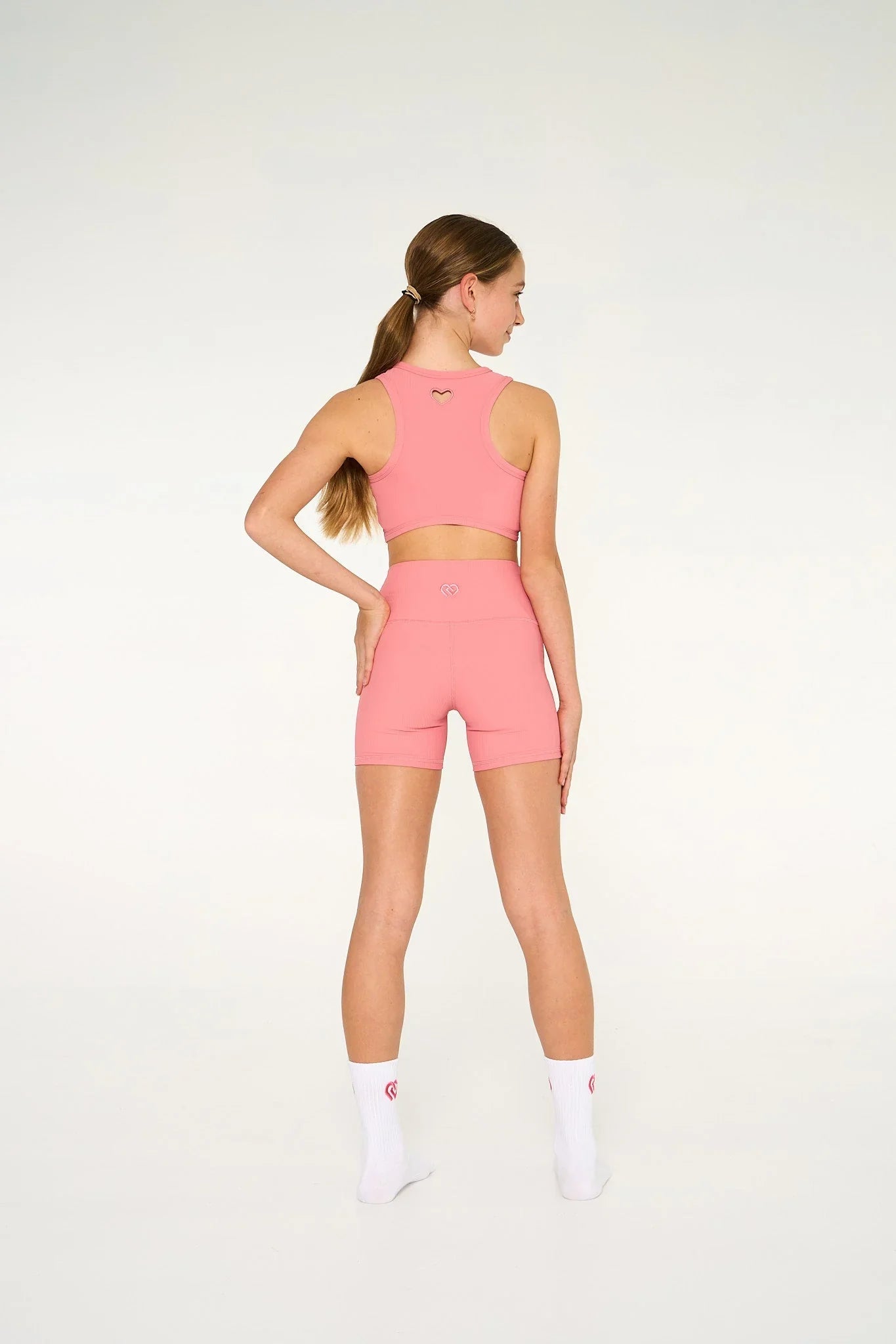 4 Pack Girls' Bike Shorts - High Waist, Breathable & Stretchy for Cycling, Running, Workouts & Casual Wear