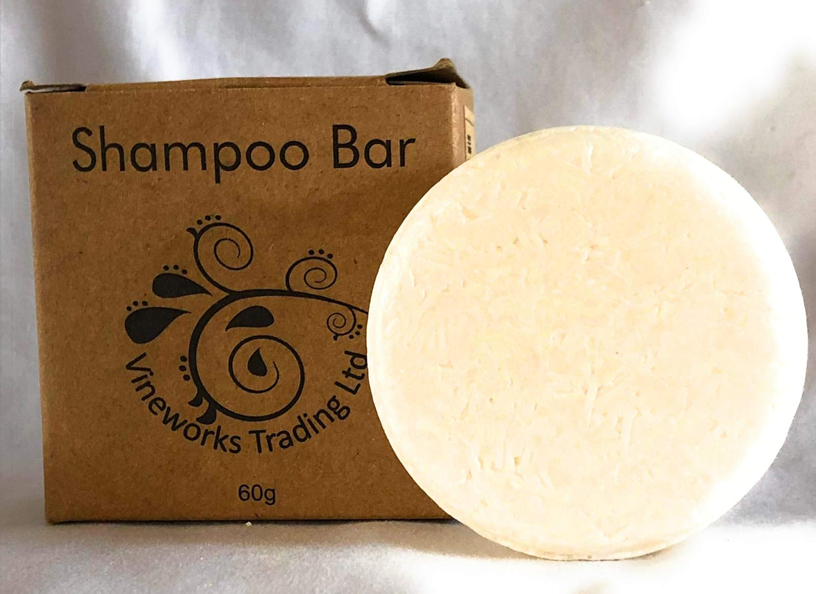 Vineworks Coconut Milk Shampoo Bar for Dry Hair - 2.5 oz Natural Moisturizing Solid Shampoo | Eco-Friendly Hair Care for Travel, Camping & Zero Waste Lifestyle