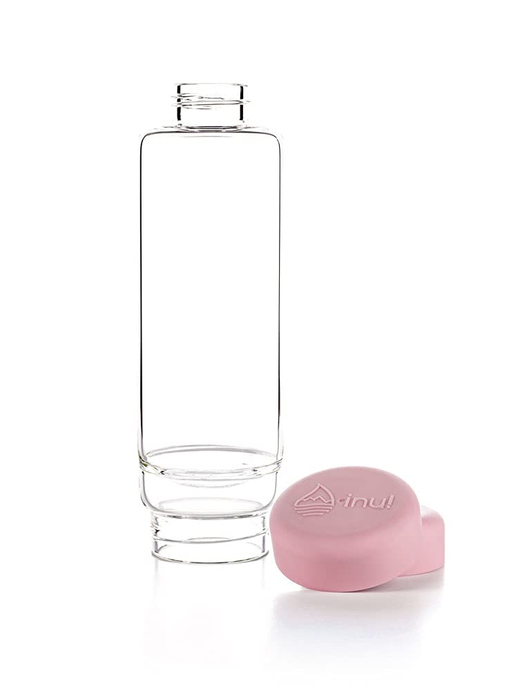 VitaJuwel CRYSTAL Blossom Rose DIY Crystal Water Bottle with Clear Quartz | Original Gemstone Infuser for Hydration & Wellness | Perfect for Yoga, Meditation & Daily Detox