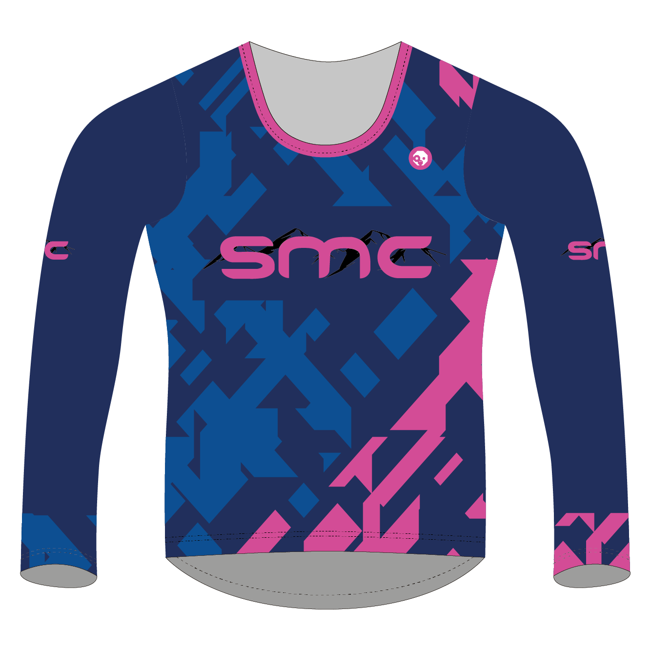 Breathable SMC Running Long Sleeve Shirt for Men & Women - Moisture Wicking Athletic Top for Jogging, Hiking & Outdoor Workouts