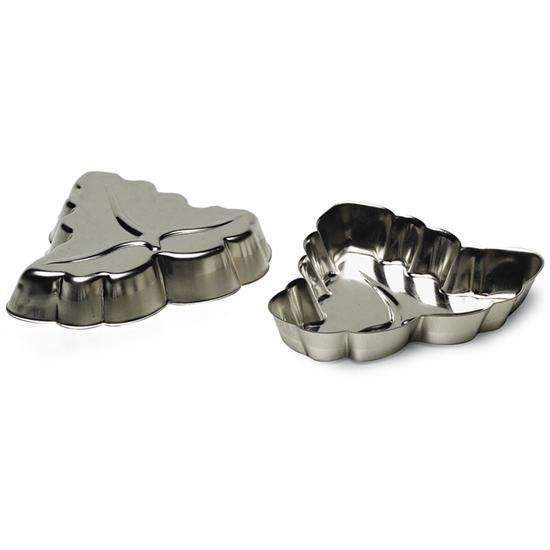 Vine Leaf Tart Heavy Tin Molds - Premium Baking Molds for Pastry, Pie & Dessert Making - Perfect for Home Bakers and Professional Chefs