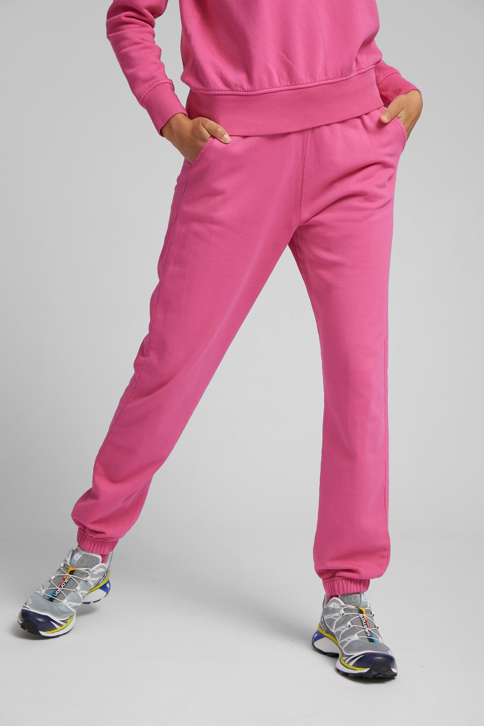 Organic Cotton Sweatpants for Women - Soft & Comfortable Teal Blue Joggers - Perfect for Yoga, Lounge & Casual Wear