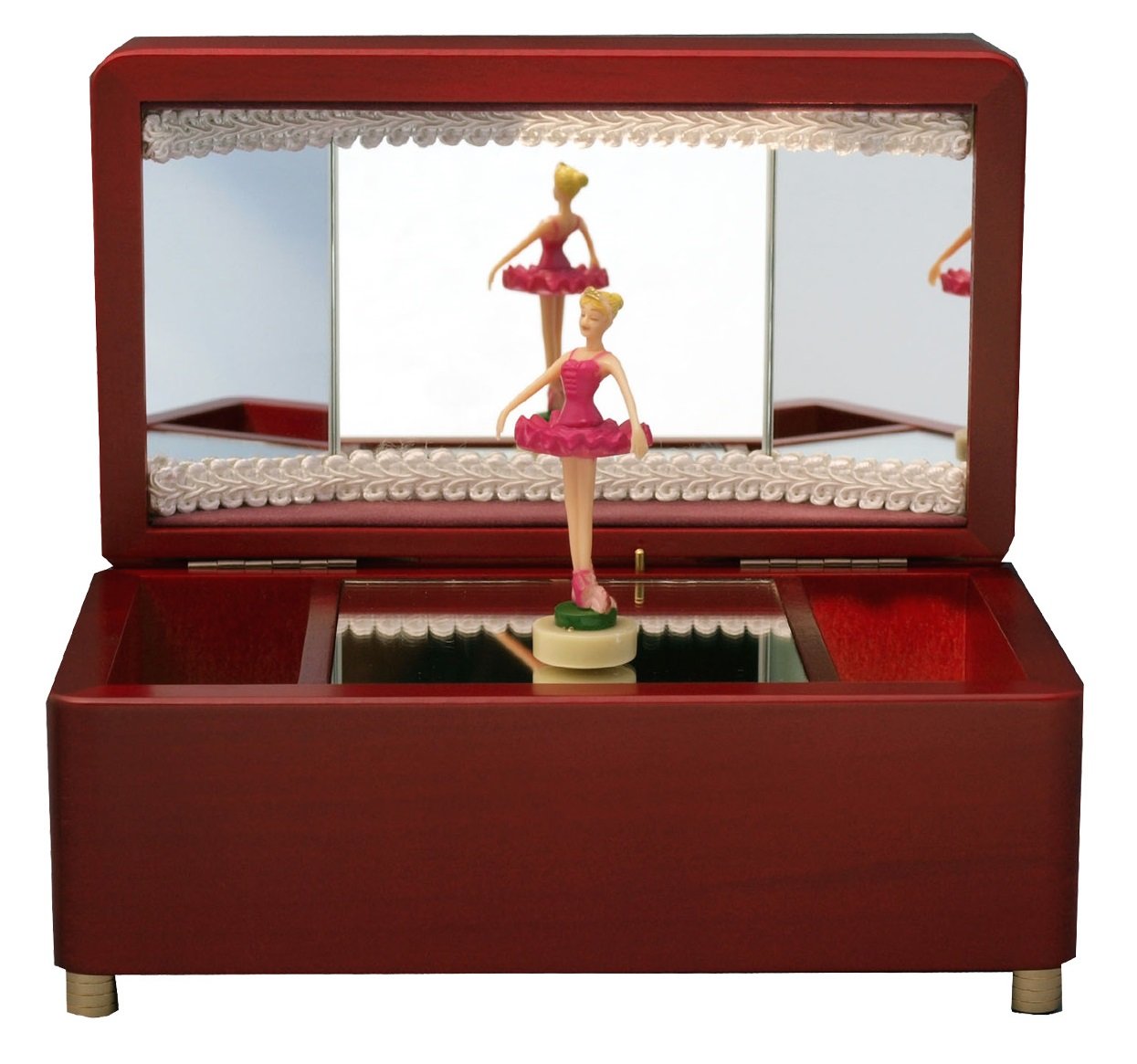 Elegant Swan Lake Ballerina Music Box - Pink Dancing Doll Gift for Wine Lovers | Perfect for Home Decor, Wedding Favors & Birthday Presents