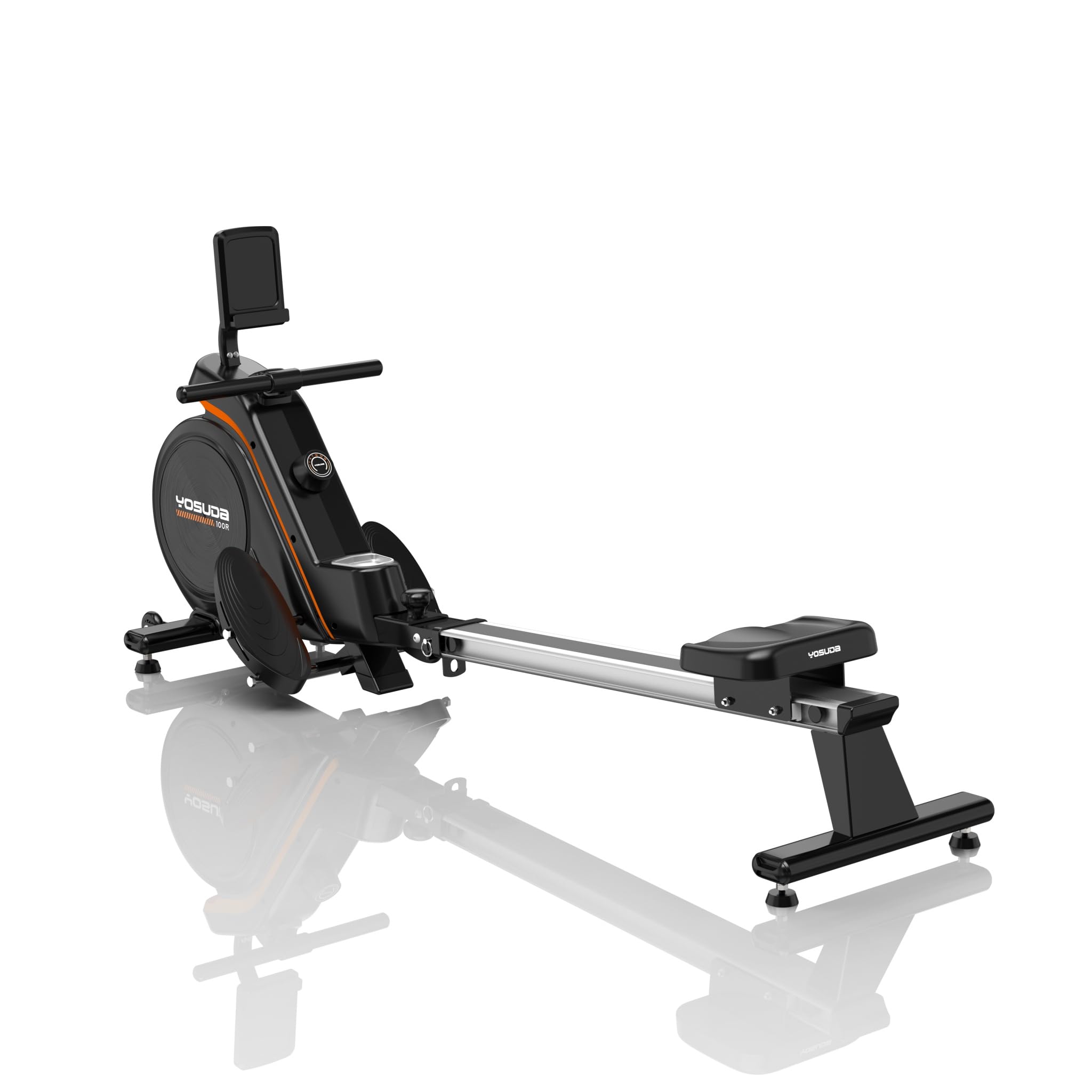 YOSUDA Magnetic Rowing Machine for Home Gym - 350lbs Weight Capacity, Bluetooth Connectivity, Foldable Design | Perfect for Full-Body Workout, Cardio Training & Small Spaces