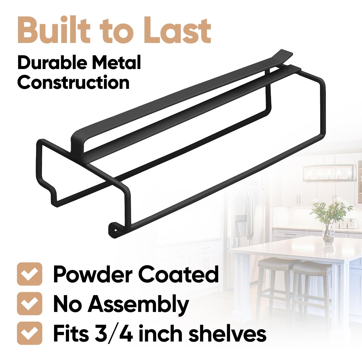 Altura The RACK: AeroPress Coffee Maker Hanging Shelf Rack - Black Storage Organizer & Stand for Coffee Accessories | Perfect for Kitchen Counter, Office, or Travel Coffee Station