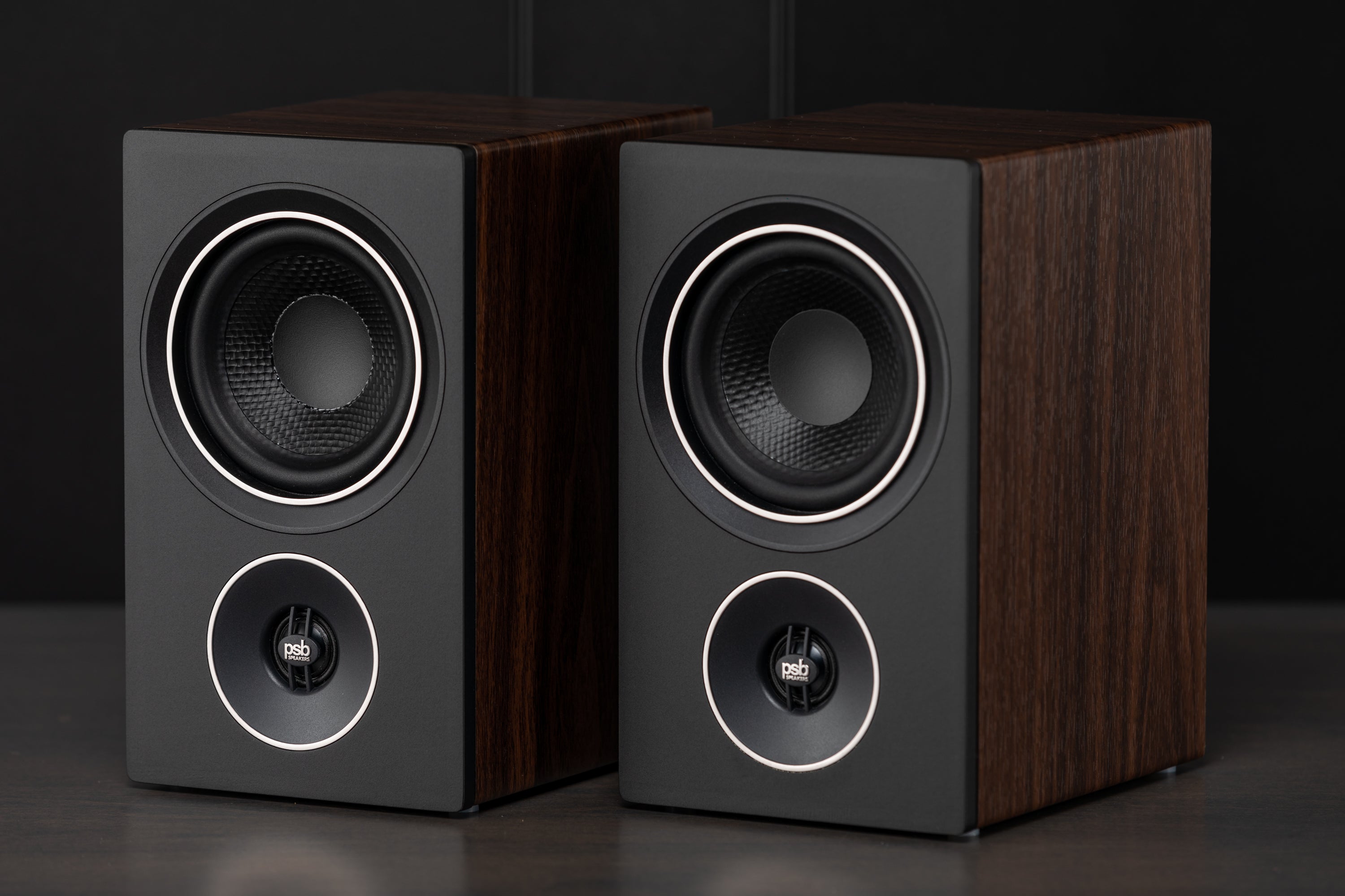 Premium PSB Bookshelf Speakers - High-Fidelity Sound for Home Theater, Music & Gaming - Compact Design for Small Spaces & Bookshelves
