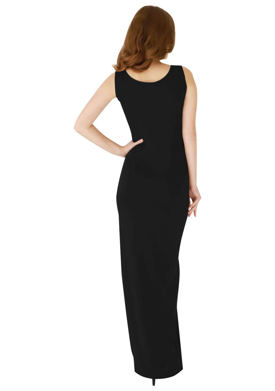 EFOFEI Women's Cocktail Bodycon Dress - Sleeveless Slim Fit Long Maxi Tank Dress for Party, Night Out & Special Occasions | Elegant Casual Summer Dress for Beach, Date Night & Vacation