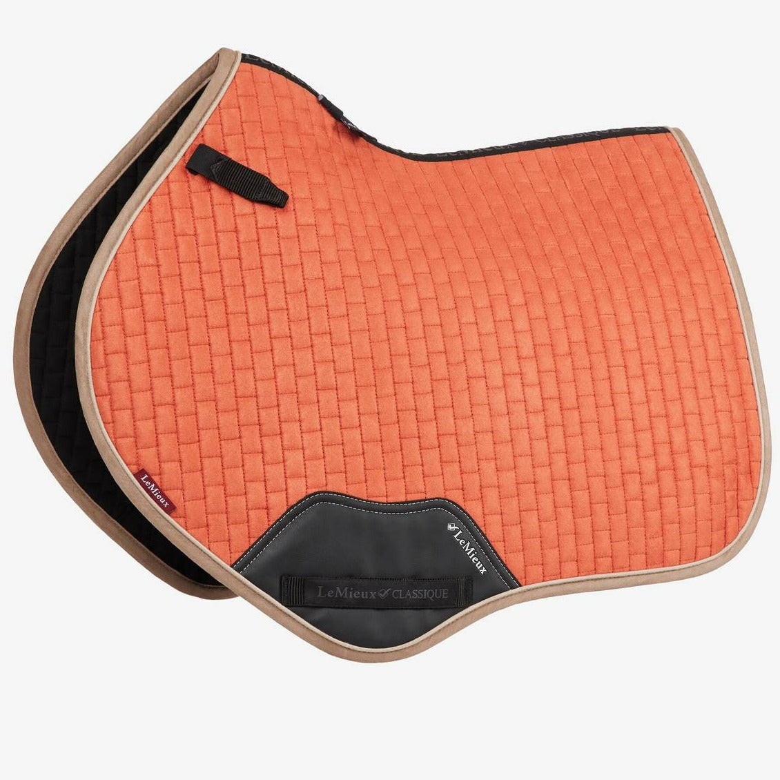 Premium LeMieux Suede Close Contact Square Saddle Pad for English & Dressage Riding - Comfortable & Non-Slip Equestrian Gear for Training & Competition