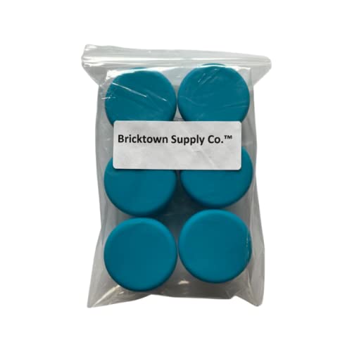 Reusable Silicone Wine Stoppers - Airtight Seal for Wine & Beer Bottles, Easy to Clean (6-Pack, Blue) - Perfect for Parties, Picnics & Home Bars