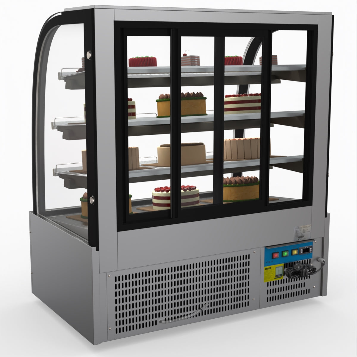 Bonvue SL840 Commercial Refrigerated Display Case - Perfect for Delis, Bakeries & Cafes to Showcase Fresh Food