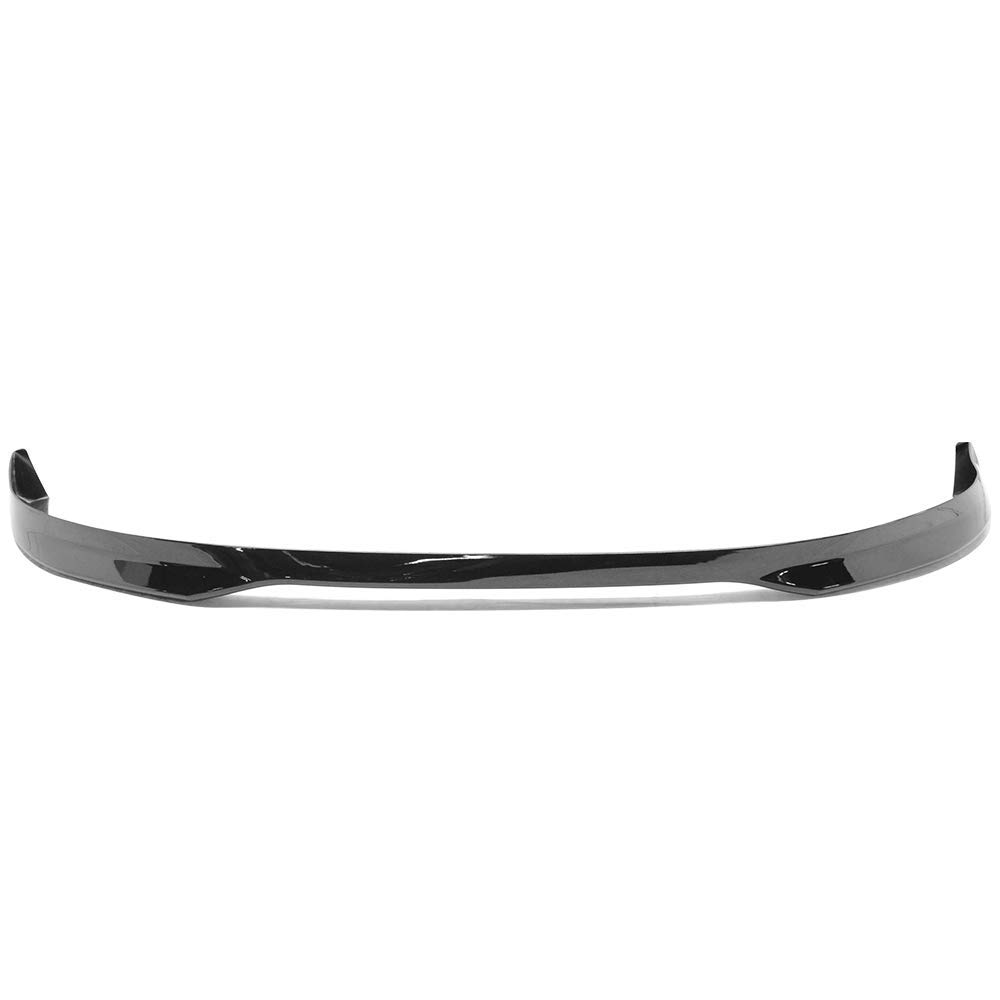 IKON MOTORSPORTS Black PU Front Bumper Lip Spoiler for 1999-2000 Honda Civic - Under Chin Finisher Add-On | Enhances Aerodynamics & Sporty Look for Street Racing & Car Shows