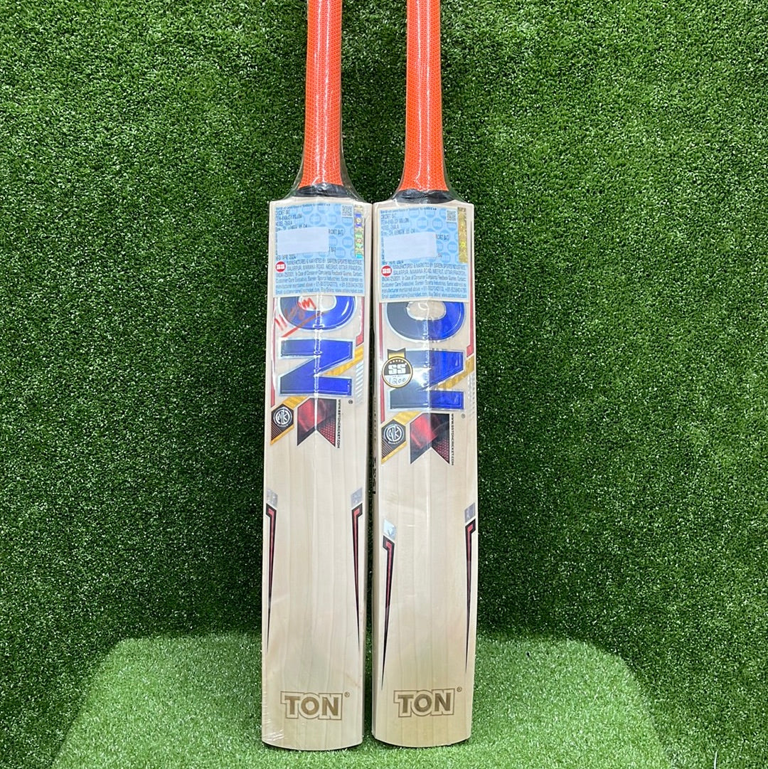 SS Ton Dhoni Thala English Willow Cricket Bat with Big Edge | Professional Grade Cricket Equipment for Matches & Practice | Perfect for Tournament Play & Training Sessions