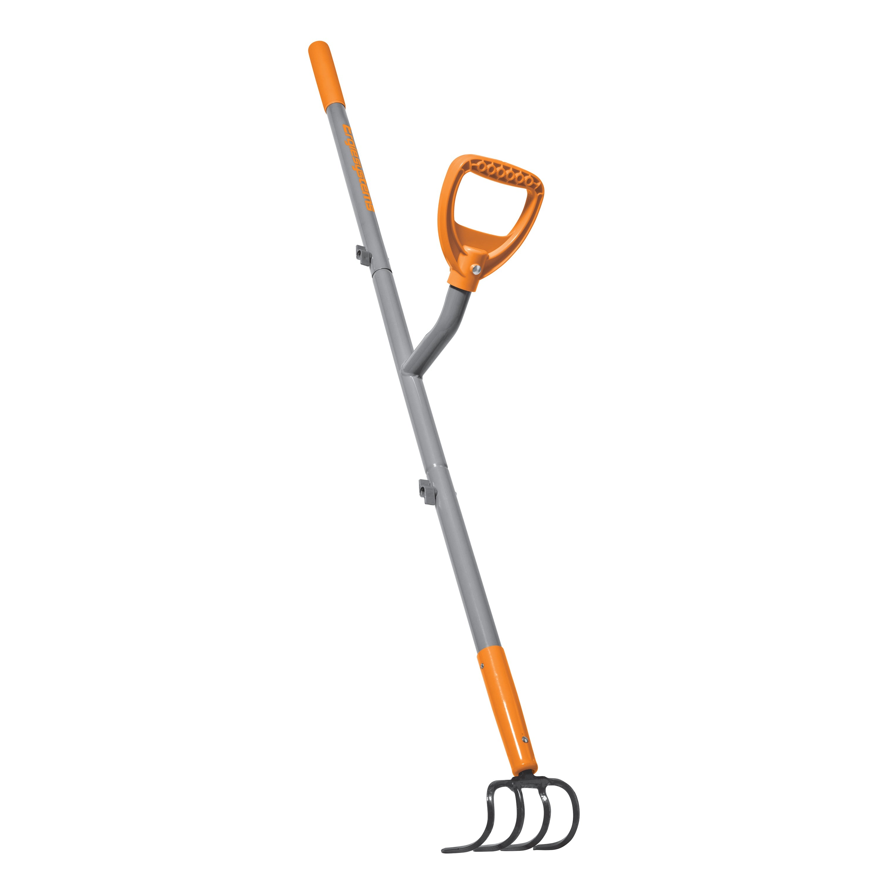 ERG CLTV45 Steel Shaft Garden Soil Cultivator - 54 Inch Heavy Duty 4-Tine Cultivator for Weeding & Soil Aeration | Perfect for Vegetable Gardens, Flower Beds & Landscaping
