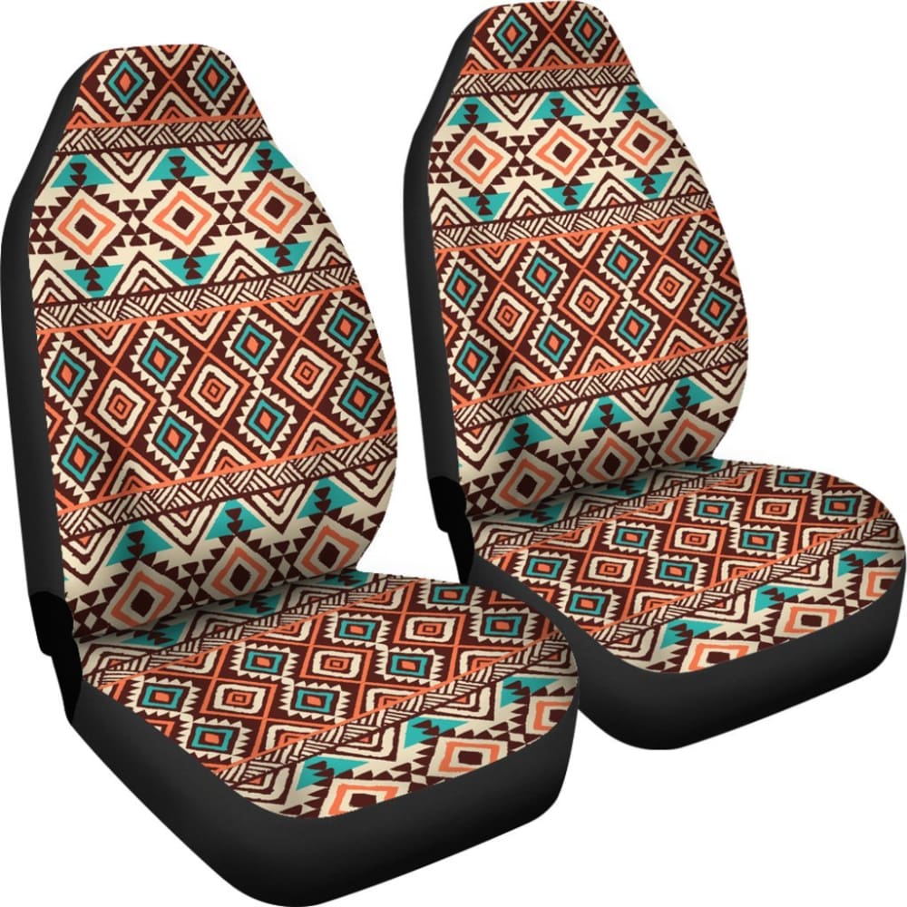 Premium Aztec Car Seat Covers - Universal Fit for Cars, Trucks & SUVs - Stylish & Durable Protection - Perfect for Road Trips, Daily Commutes & Outdoor Adventures