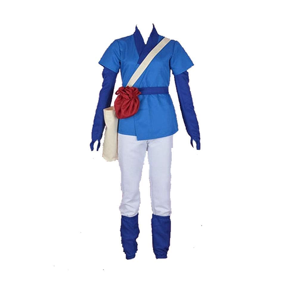 **Ashitaka Cosplay Costume - Anime Princess Mononoke Halloween Outfit for Adults - Perfect for Cosplay Events, Halloween Parties & Anime Conventions**