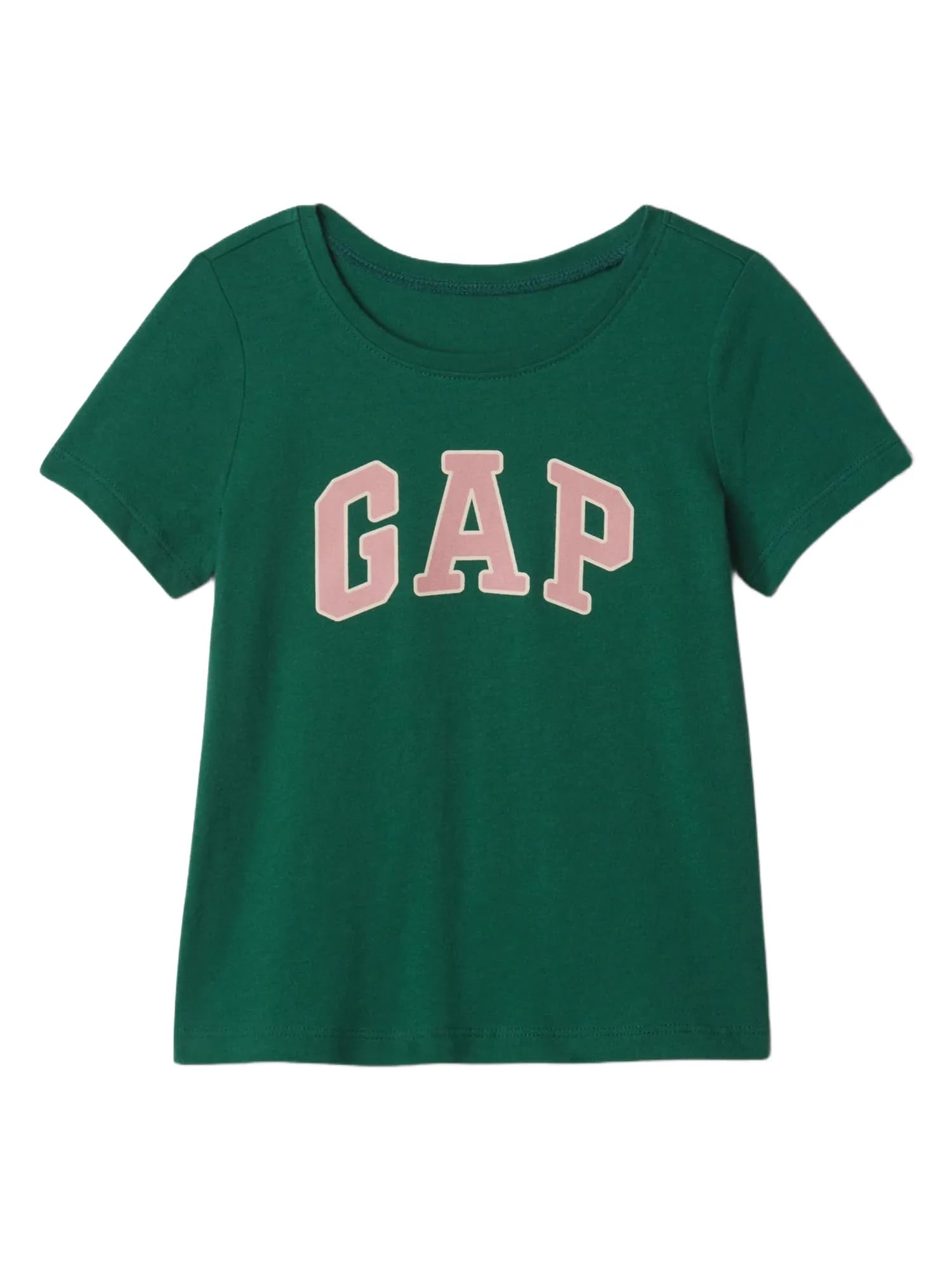 GAP Baby Girls' Short Sleeve Cotton Logo T-Shirt | Soft & Comfortable Casual Outfit for Toddlers | Perfect for Playdates, Daycare & Summer Activities
