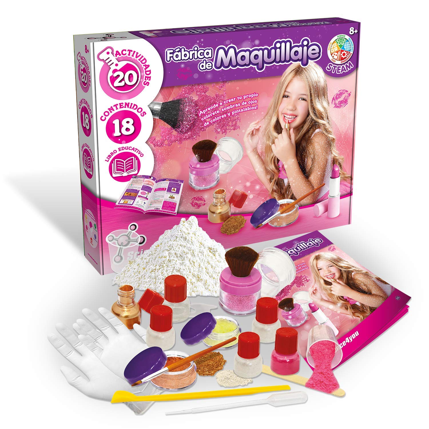 Science4you Makeup Factory - Science Toy for Kids 8+, Educational & Fun for Creative Play