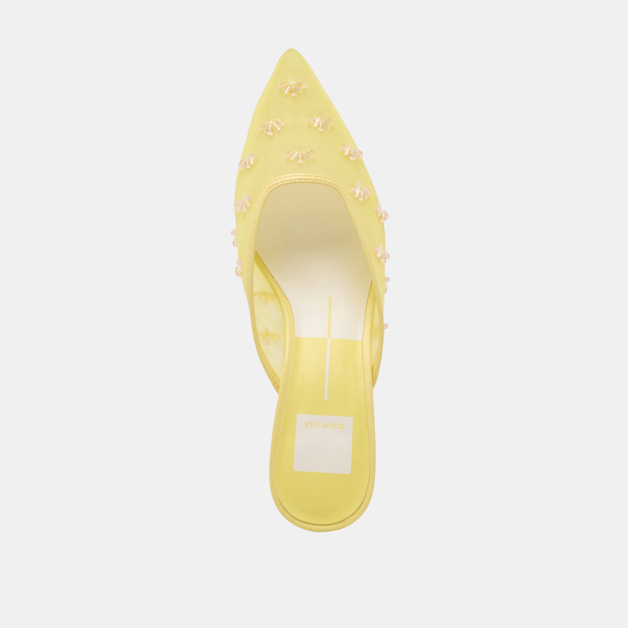CLARA Women's High Heels - Lemon Mesh Design, Comfortable Stiletto Pumps for Party, Wedding & Evening Events