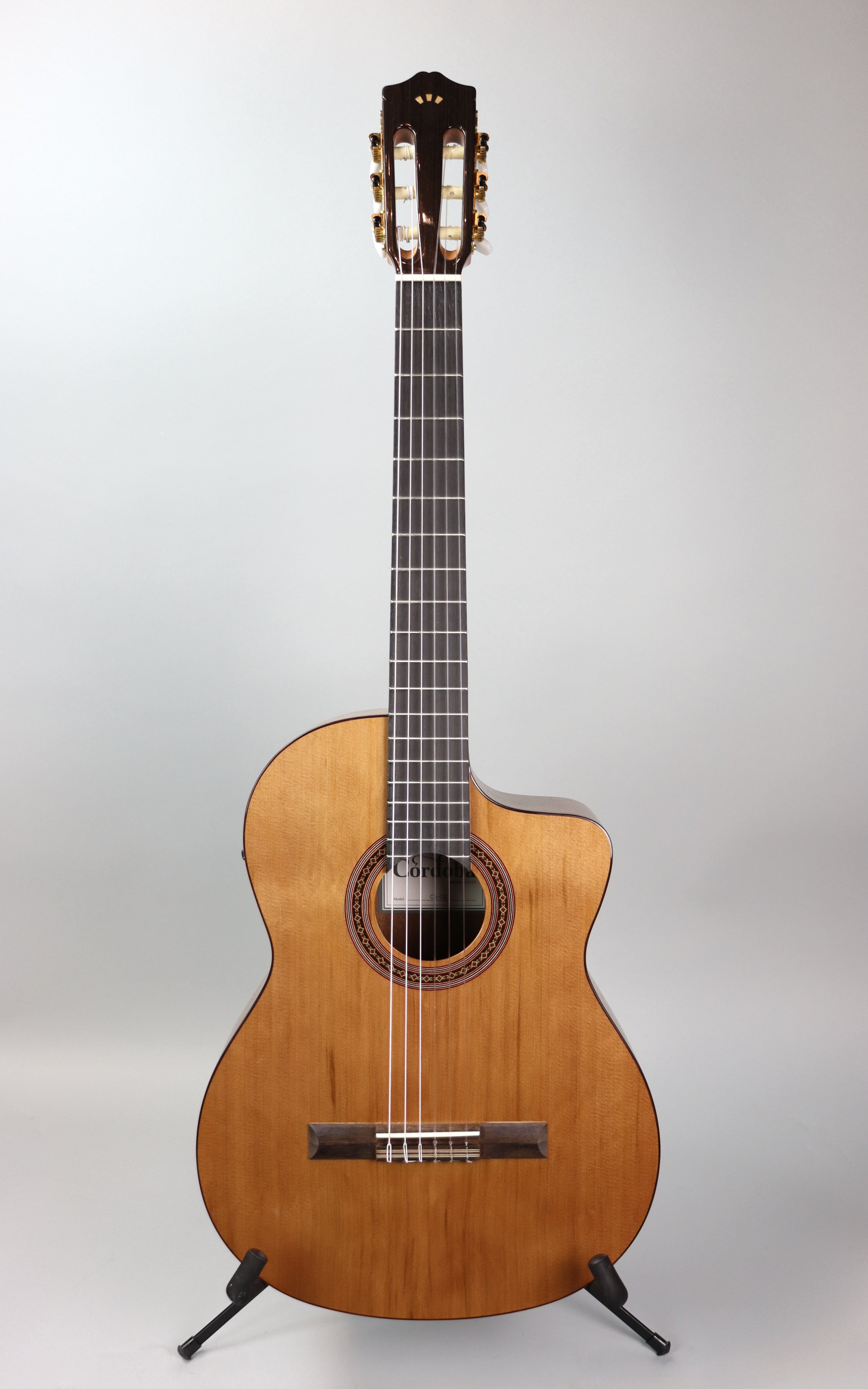 Cordoba C5 CE Acoustic-Electric Guitar with Cedar Top & Nylon Strings - Perfect for Classical, Flamenco & Fingerstyle Playing