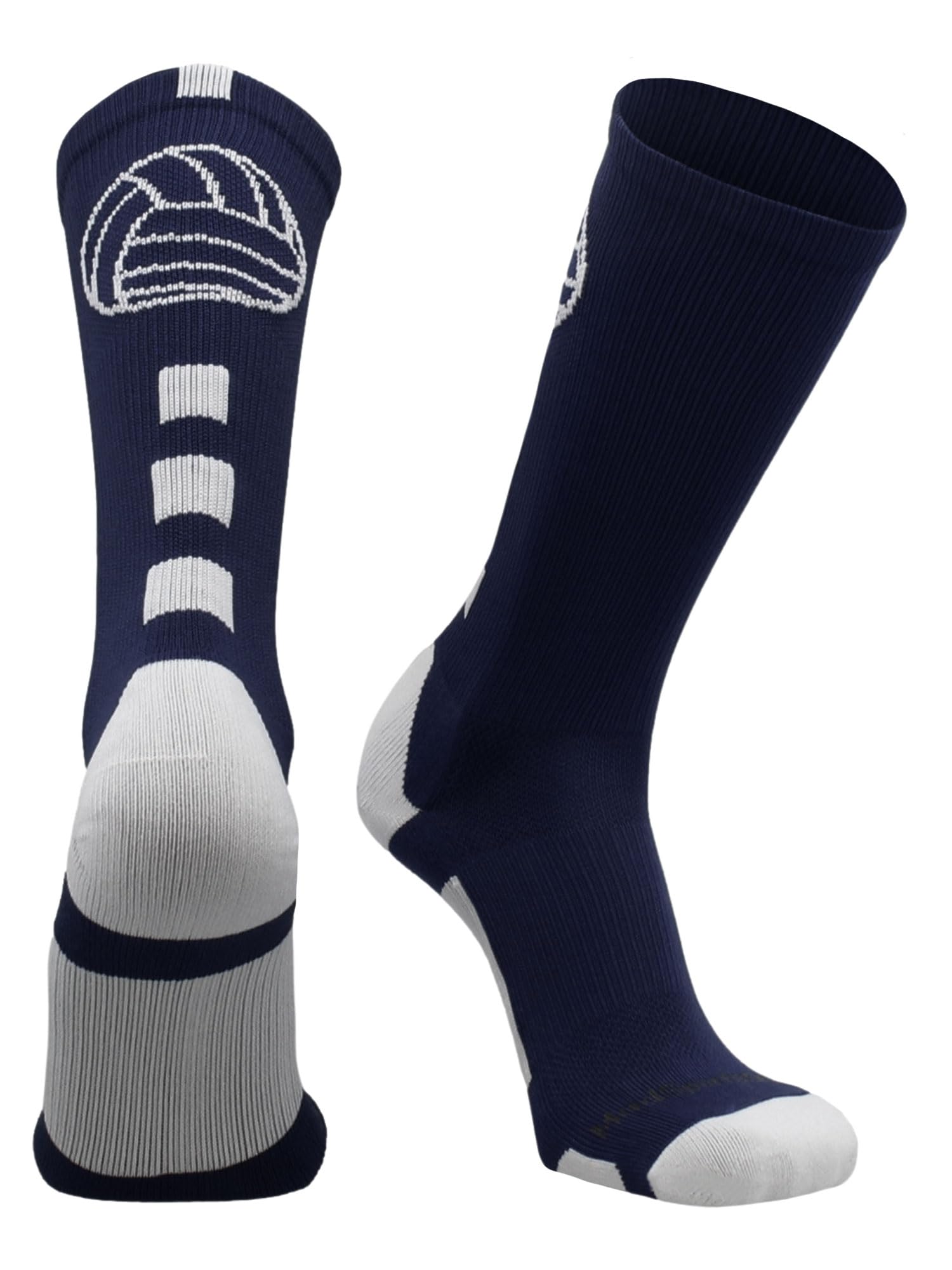 MadSportsStuff Volleyball Socks for Women, Girls & Teens - Breathable Crew Length Socks for Volleyball Players - Perfect Volleyball Accessories & Gifts for Training, Matches & Sports Enthusiasts