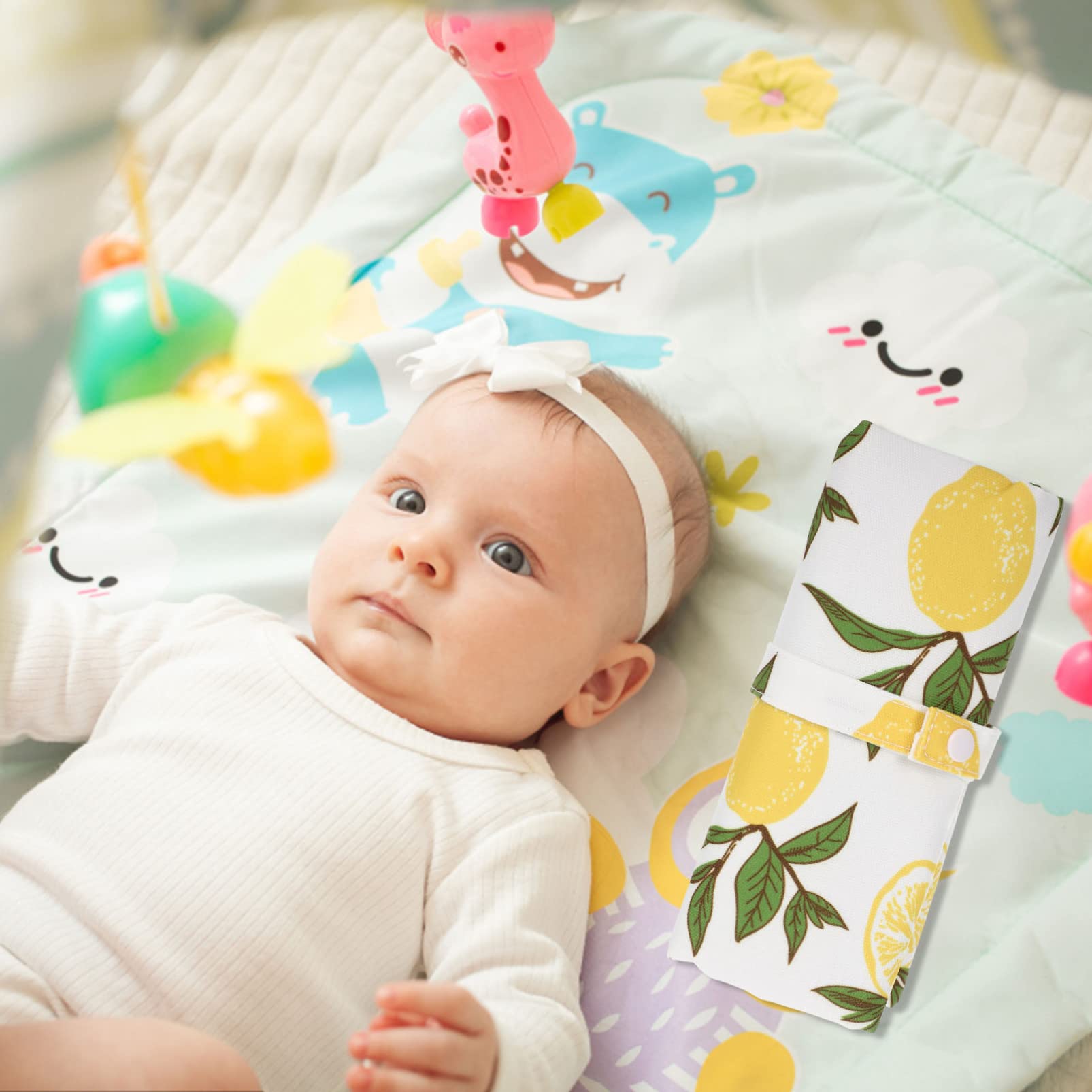 SUPVOX Portable Baby Changing Pad - Waterproof & Travel-Friendly Diaper Changing Mat for Toddlers & Infants - Perfect for Home, Nursery, Travel & On-the-Go Diaper Changes